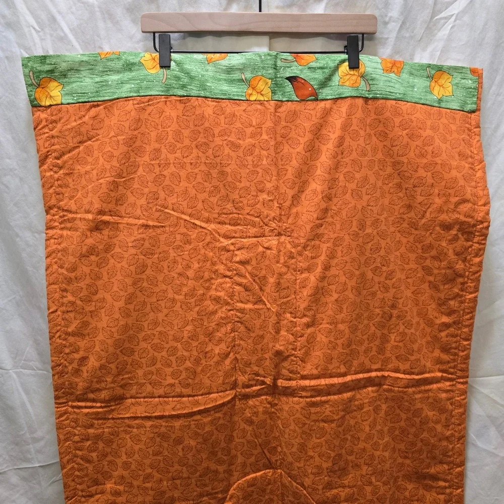Handmade Halloween Welcome Banner Quilt Cat Pumpkin Crow House Fall Autumn Decor